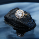 luxury gold plated multicolor ring