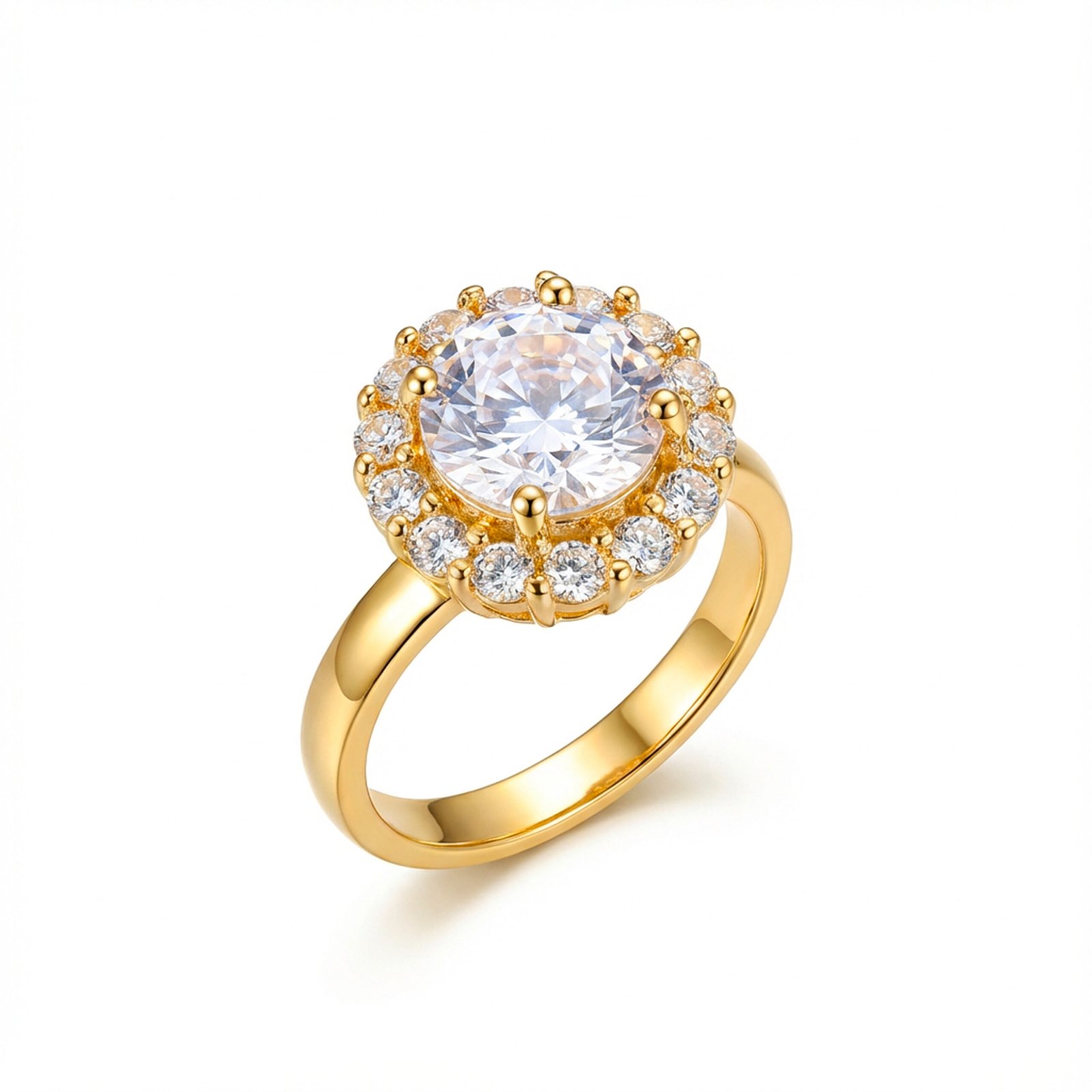 luxury gold plated multicolor ring luxury gold plated multicolor ring