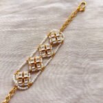 Pachi Kundan Adjustable Bracelet - Urban Elegance Collection