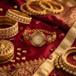 Mughal Garden Floral Cuff Heritage Bracelet Watch