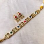 Antique Gold Polish Choker