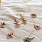 Pachi Kundan Delicate Necklace