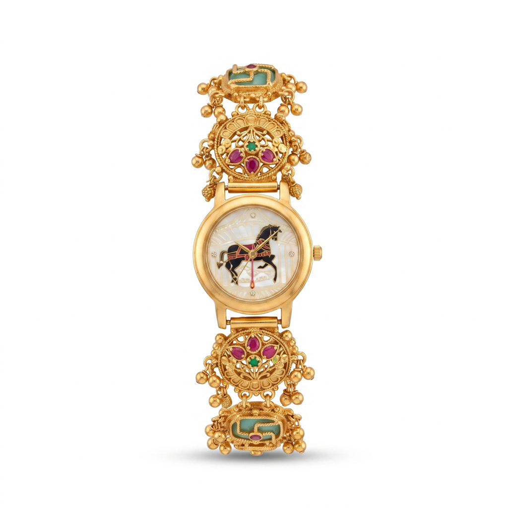 royal-horse-enamel-mother-of-pearl-watch-1