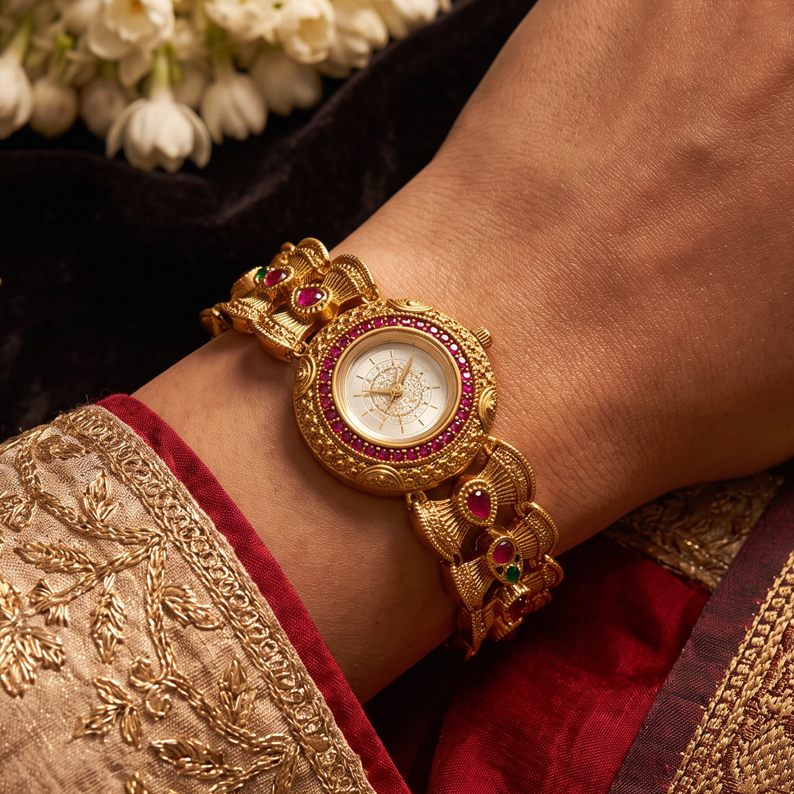 Antique Bracelet Watch for Women - Ivory Dial